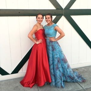 Red prom dress!